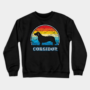 Corgidor Vintage Design Dog Crewneck Sweatshirt